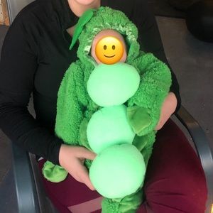 Pea pod bunting Halloween costume 0-9 months